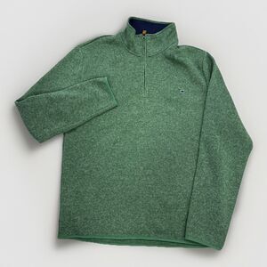 Vineyard Vines Quarter Zip Mens Size Small Pullover Sweater Saltwater Green NWT
